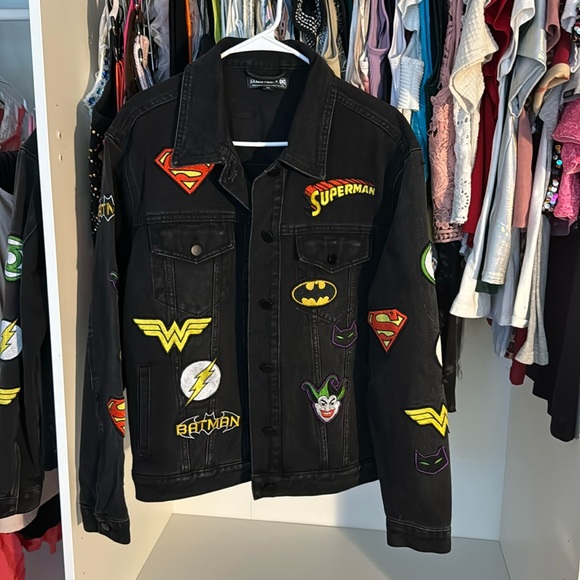 DC black denim jacket